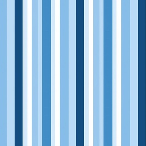 Medium Blue Stripes