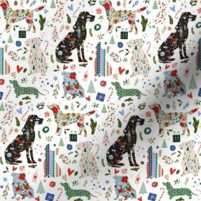 Christmas Patchwork Dogs