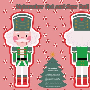 Nutcracker Prince Cut and Sew Doll Christmas Nutcracker Decoration Project