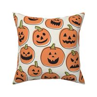 large vintage jack-o-lanterns