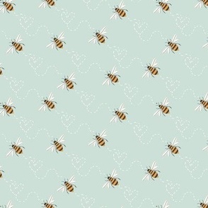 Honey-bee-in-mint 6