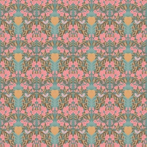 Pinaflora Paradise pink and teal small