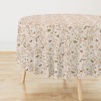 Butterfly Chinoiserie (cream) LRG