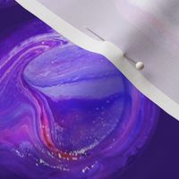 Round Acrylic Swoosh In Purple and Pink (1476)