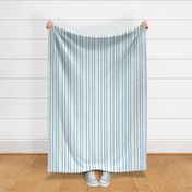 Blue and white stripe, Boys room,  vertical stripes, celery green, Small Scale