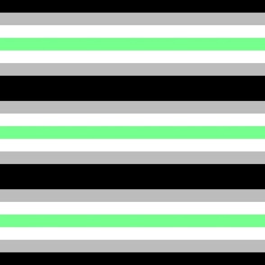 pride stripes 6" agender