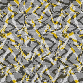 Abstract zebra yellow