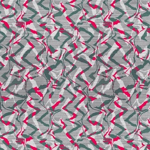 Abstract zebra red