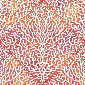 orange coral reef - Frutti di mare collection - abstract texture