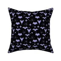 Mid Century Bats Night Purple extra-small scale