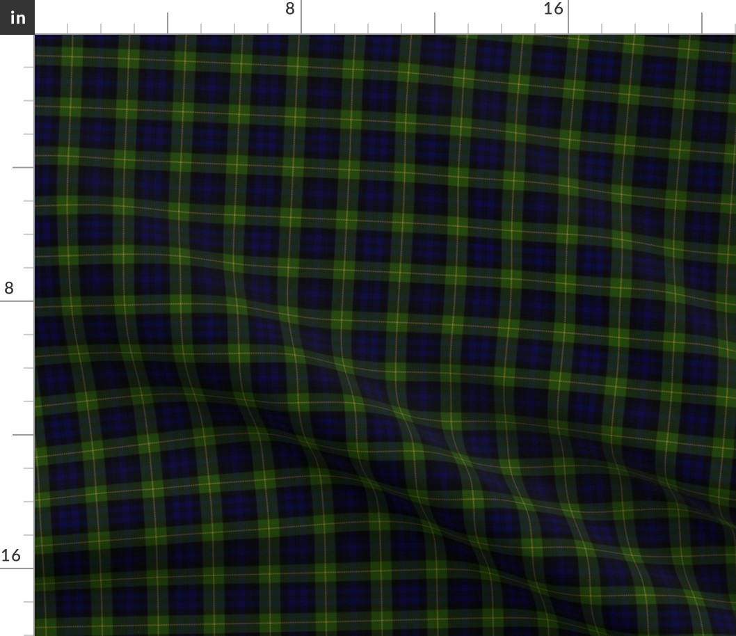 Gordon military tartan, 92nd regiment, 3", 1819 Wilson's of Bannockburn