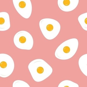 Big pop fried eggs - pink version