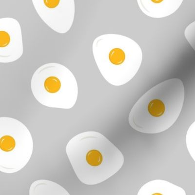Big pop fried eggs - grey version