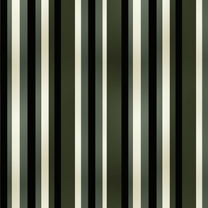 Gothic Elegance: Green and White Stripes on Black - camouflage (10)