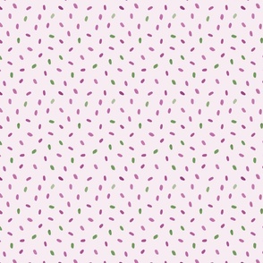 Rosy Watercolor Polka Dots