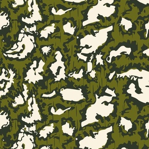 Russian Red Dawn KLMK Green Camouflage Pattern