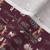 Rustic Nursery Fall Forest Animals-Small Scale