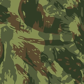 South African Transkei Wet Season Camouflage Pattern