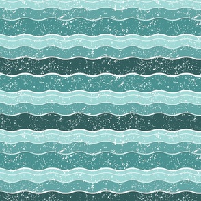 Waves Turquoise - Medium