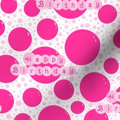 Happy Birthday Hot Pink