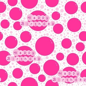 Happy Birthday Hot Pink
