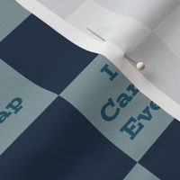 Slang Checkerboard in Blue-gray and Navy