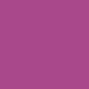 Dark Dusty Purple Solid #A64689