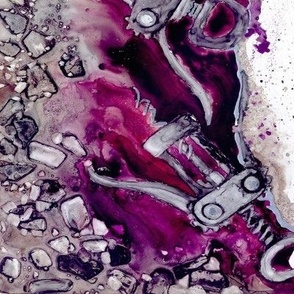 corkscrews in merlot by carrie currie