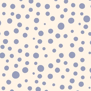 tiny dots cream/white