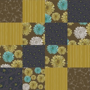 Dandelion Cheater Quilt 