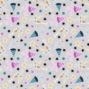 Disco Fabric By The Yard - Pink Disco Party Fabric - New Years