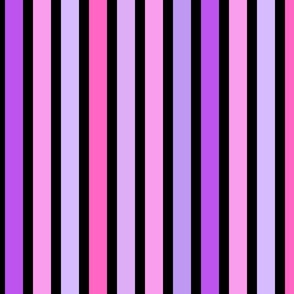 Halloween Stripes Purple Pink Black BG Rotated- Large Scale