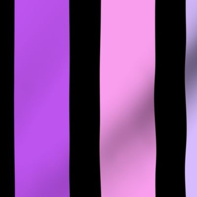 Halloween Stripes Purple Pink Black BG Rotated- XL Scale