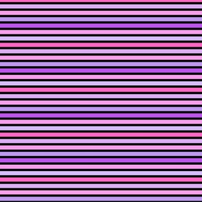 Halloween Stripes Purple Pink Black BG - XS Scale