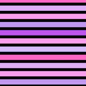 Halloween Stripes Purple Pink Black BG - Large Scale