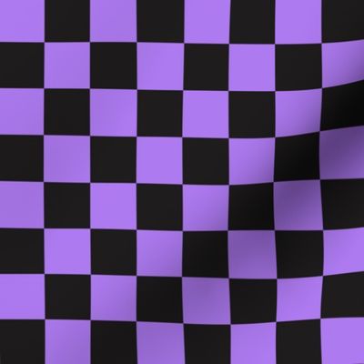 Skateboarding Ghosts Purple Checker Coordionate - Small Scale