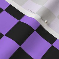 Skateboarding Ghosts Purple Checker Coordionate - Medium Scale