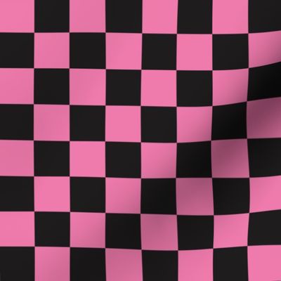 Skateboarding Ghosts Pink Checker Coordinate - Small Scale