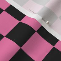 Skateboarding Ghosts Pink Checker Coordinate - Medium Scale