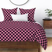 Skateboarding Ghosts Pink Checker Coordinate - Large Scale
