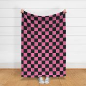 Skateboarding Ghosts Pink Checker Coordinate - XL Scale