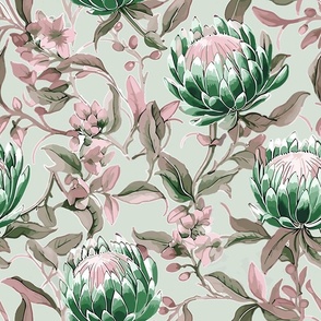 Green Pistachio Colo Fabric, Wallpaper and Home Decor