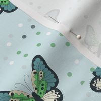 Butterflys and dots