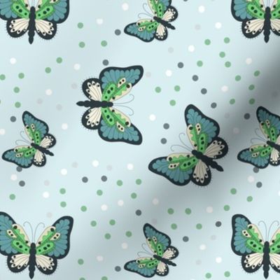 Butterflys and dots