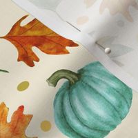 Watercolor Fall Foliage - Small Scale