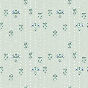 Dotted Vines and Leaves – Pistachio Wallpaper – New for 2023