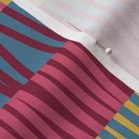 Broken Line Mod Stripes- Retro Apres Ski Palette