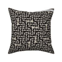 Greyhound Fabric Pillow Kit Black Brindle Spots Female