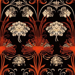 Art Nouveau Queen Anne’s Lace