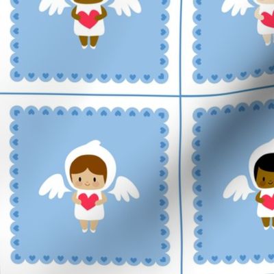 Kawaii Angels cocktail napkins